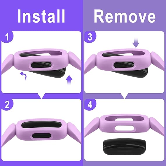 Rubber Strap / Case for Fitbit Ace 3