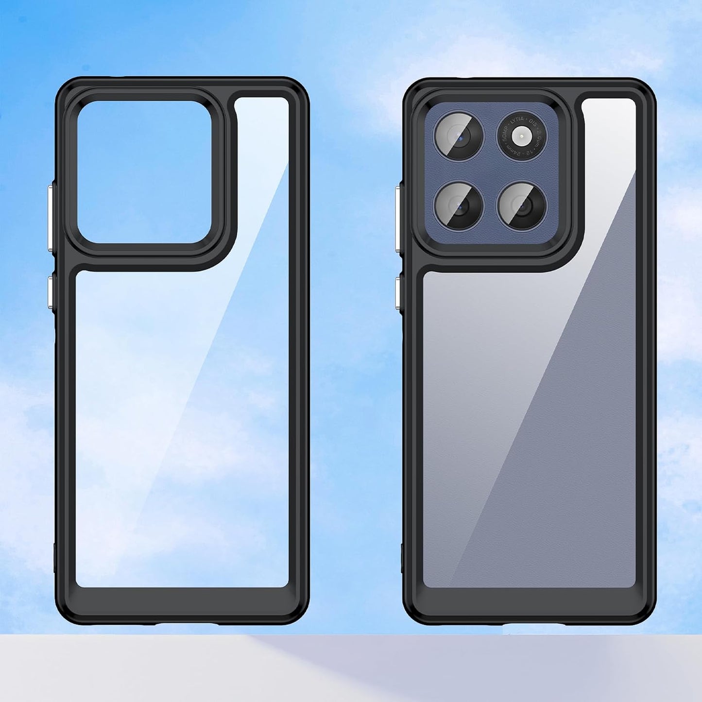 Transparent Clear Case for Motorola Edge 60