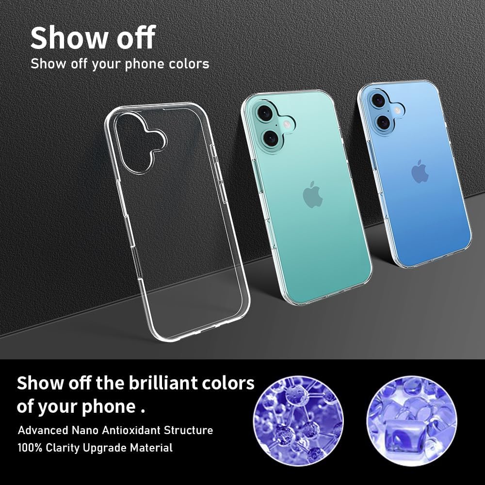 Clear Gel Thin Case for iPhone 17e