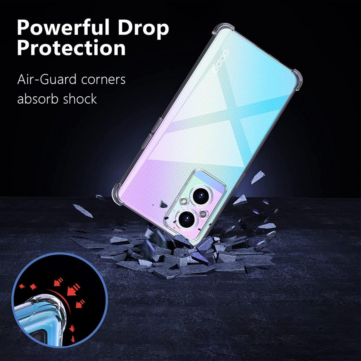 Bumper Clear Case for OPPO A96 5G