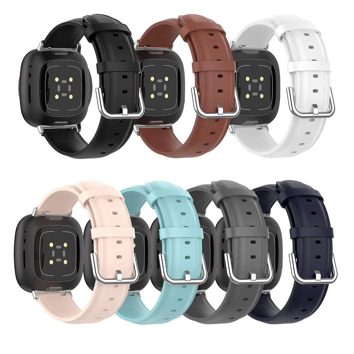 Leather Band for Fitbit Sense