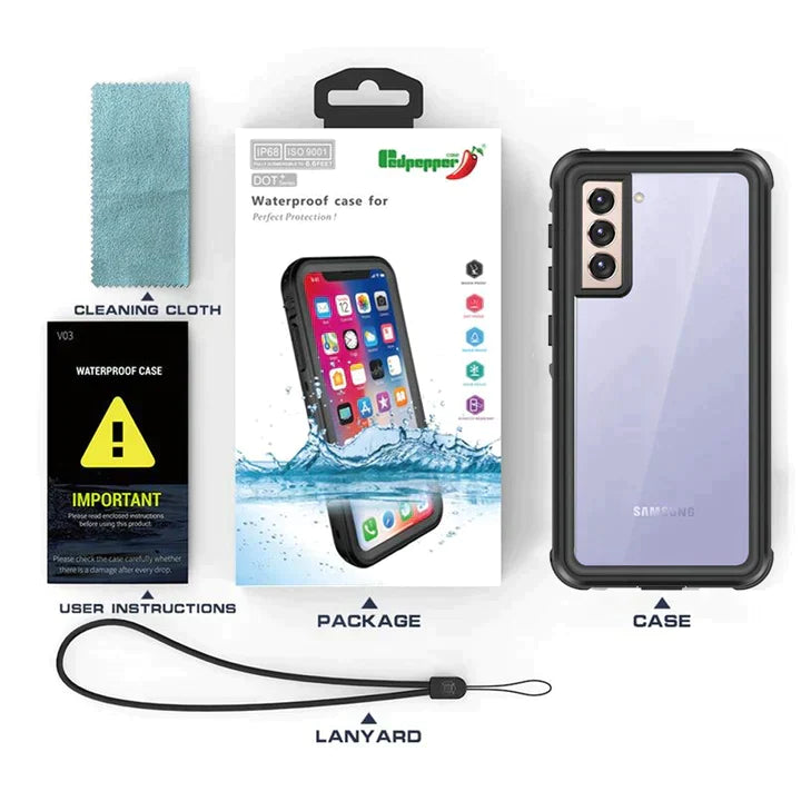 Samsung Galaxy A15 Waterproof case redpepper