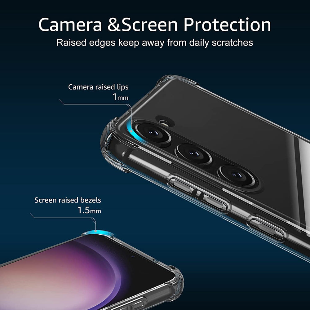 Bumper Hard Clear Case for Samsung Galaxy S26 Plus