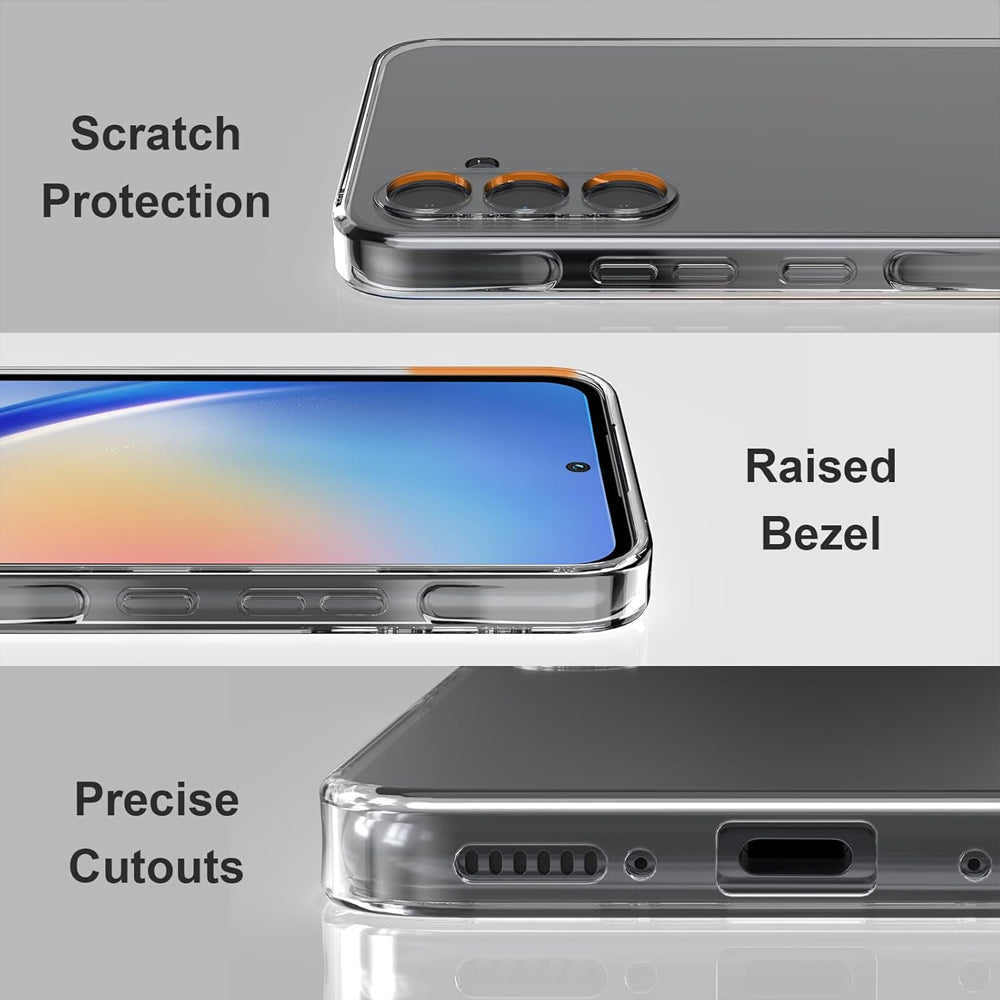 Clear Gel Thin Case for Samsung Galaxy S26 Plus