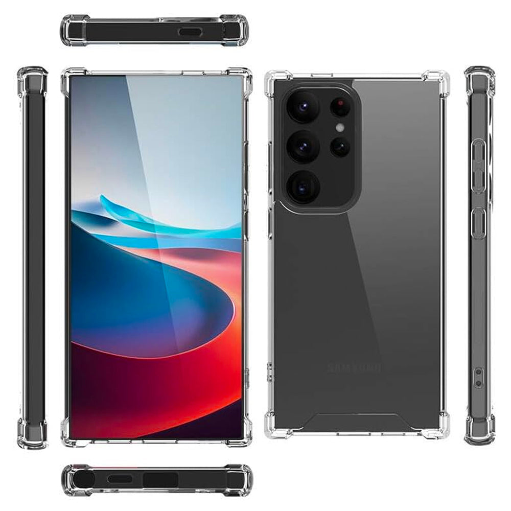 Samsung S25 Ultra case Clear cover Bumper tough