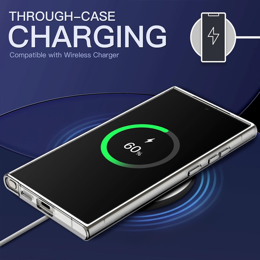 Clear Thin Magsafe Compatible Case for Samsung Galaxy S24 Ultra