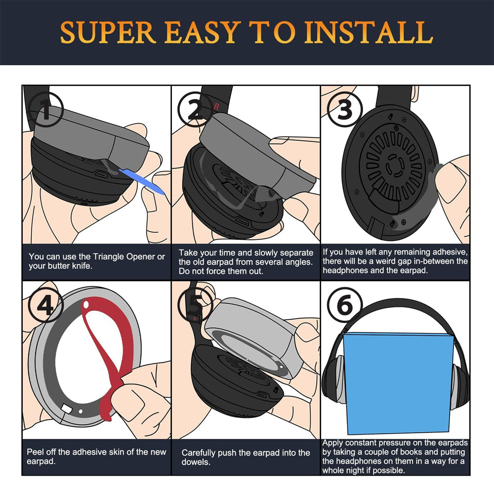 Replacement Ear Pads Compatible with Beats Studio Pro Headphones