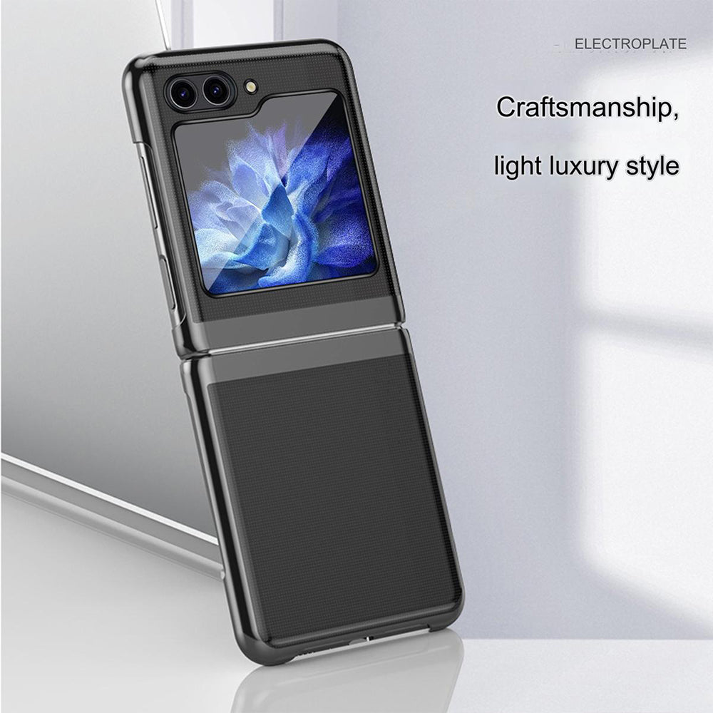 Metallic Clear Case for Samsung Galaxy Z Flip 7 FE