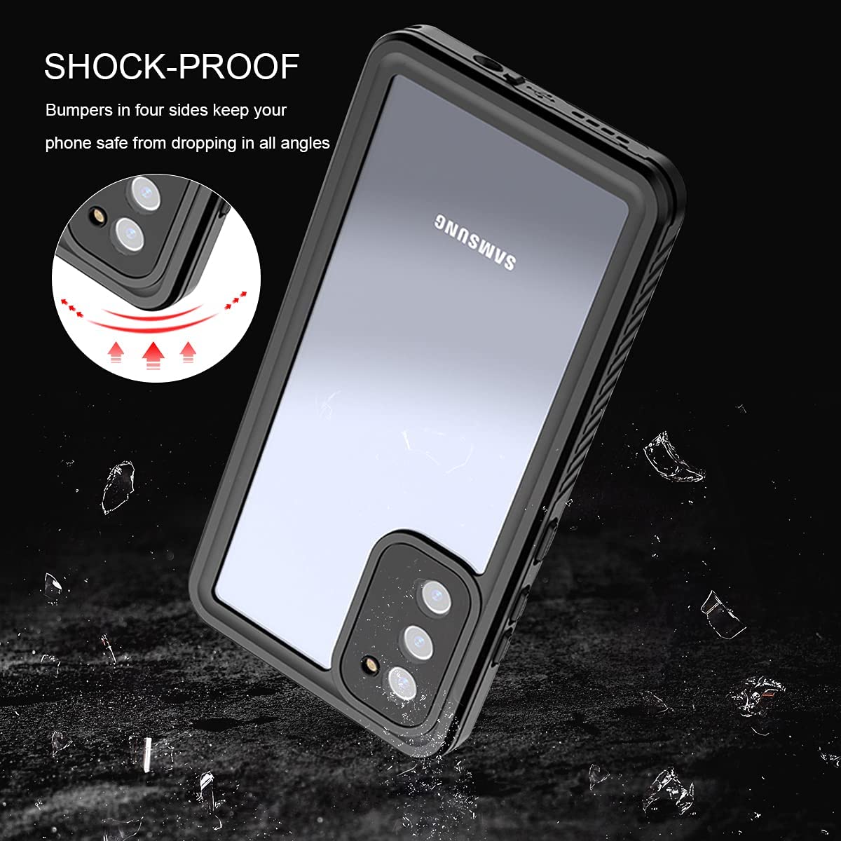 Waterproof Case for Samsung Galaxy S20 FE