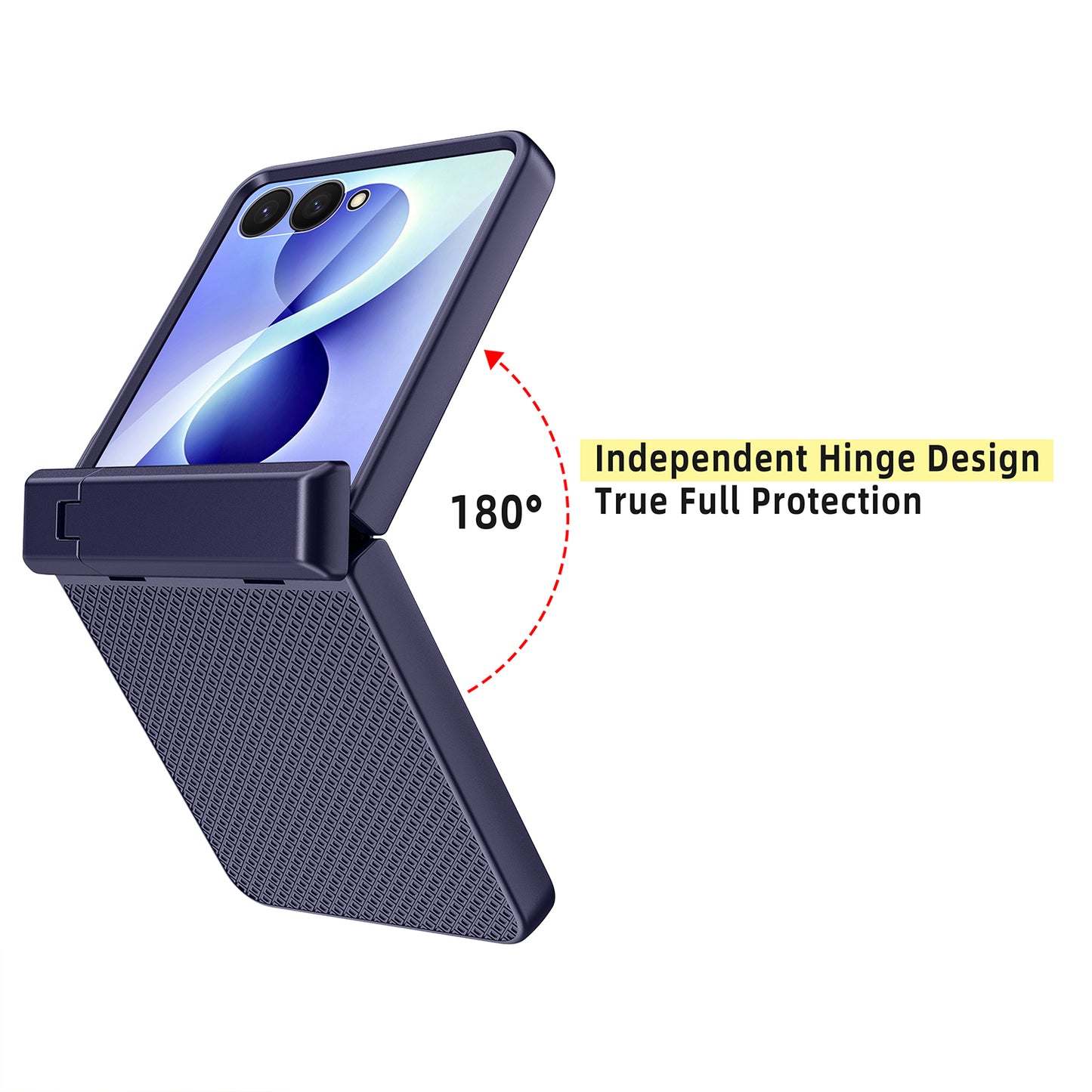 Hinge 360 Protection Kickstand Case for Samsung Galaxy Z Flip 8