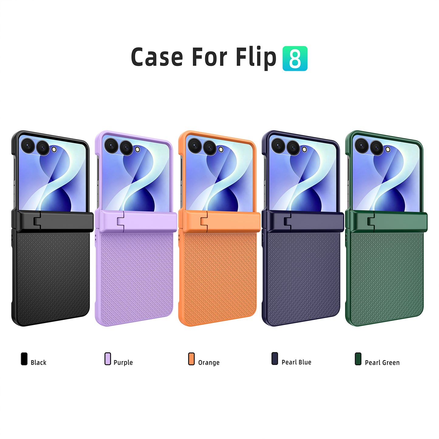 Hinge 360 Protection Kickstand Case for Samsung Galaxy Z Flip 8