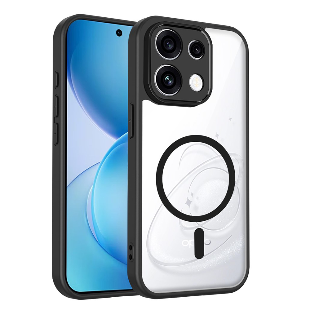 Magsafe Transparent Clear Case for Oppo Reno 16 F 5G