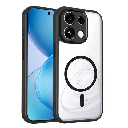 Magsafe Transparent Clear Case for Oppo Reno 16 F 5G