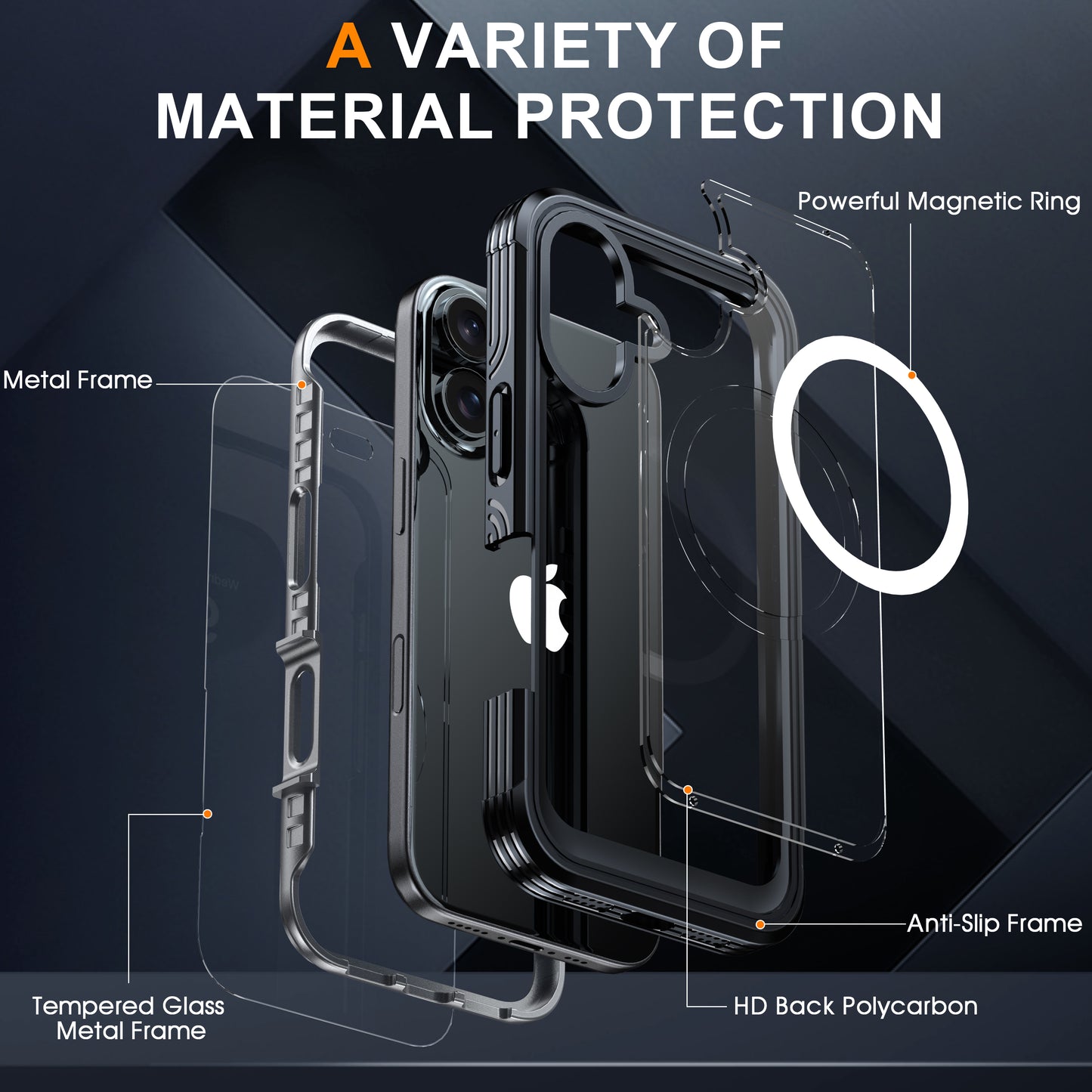 Heavy Duty 360 Case for iPhone 16