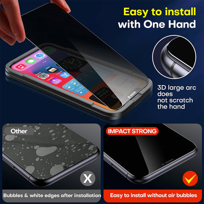 Privacy Glass Screen Protector for iPhone XR