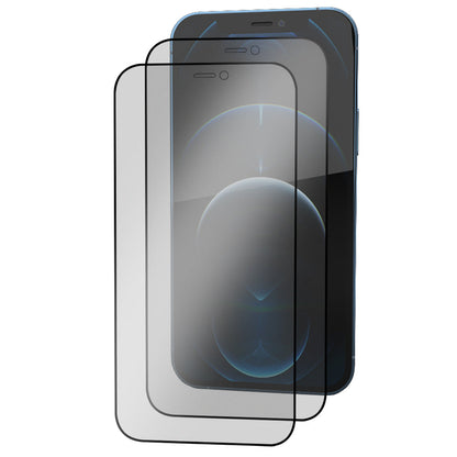 iPhone 12 Pro Tempered Glass Screen Protector [2-Pack] with Easy Alignment Frame – Matte Anti-Glare, Premium by SwiftShield