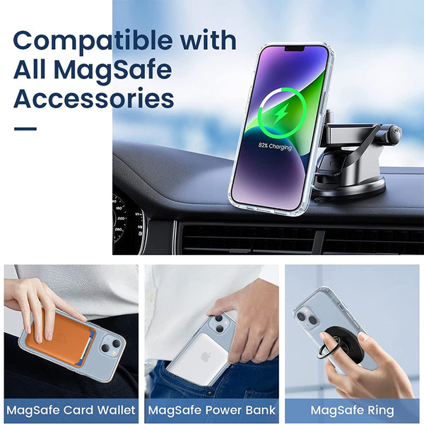 Magsafe Compatible Clear case for iPhone 13