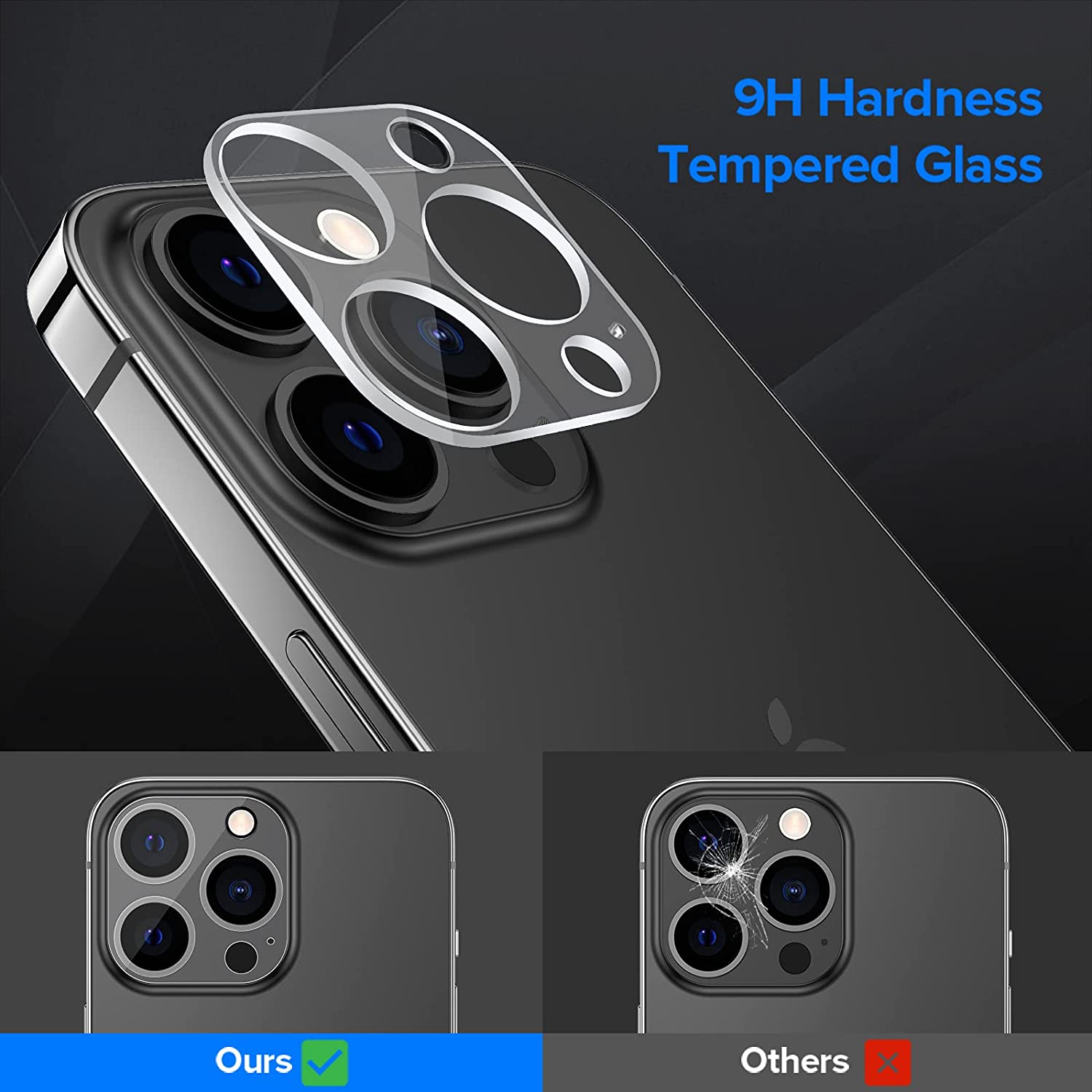 Glass Lens Cover Protector for iPhone 14 Pro 1 pack