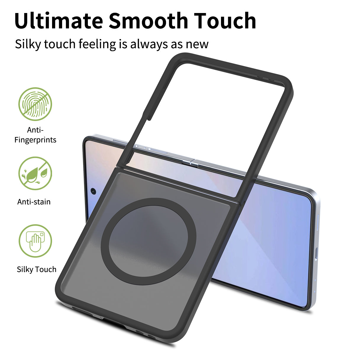 Magsafe Compatible Matte Case for Samsung Galaxy Z Flip 7