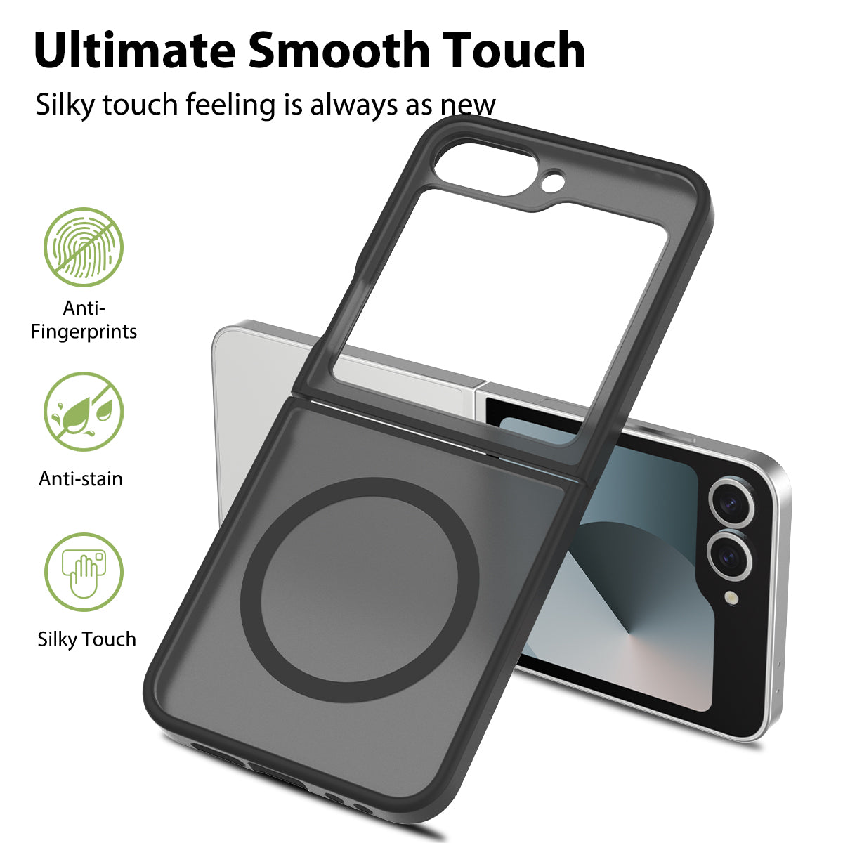 Magsafe Compatible Matte Case for Samsung Galaxy Z Flip 7 FE