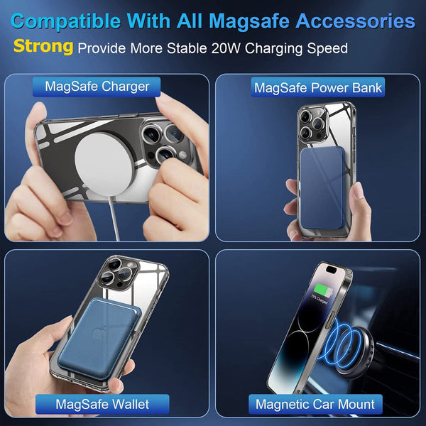Magsafe Compatible Clear case for iPhone 14 Pro Max