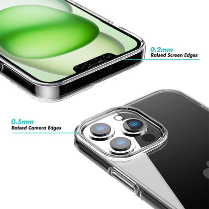 360 Clear Thin Case for iPhone 15 Pro