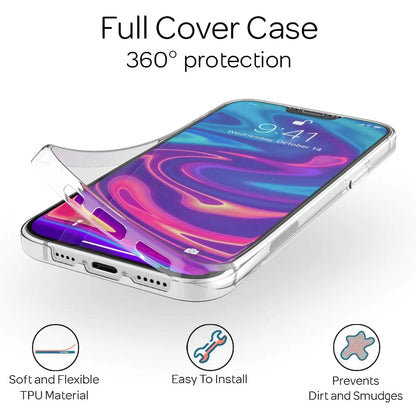 360 Clear Thin Case for iPhone 15