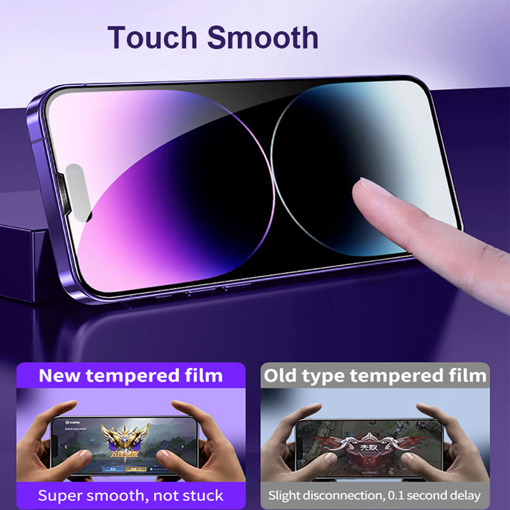 iPhone XR Matte Anti-Glare Premium Tempered Glass Screen Protector Alignment Kit by SwiftShield [2-Pack]