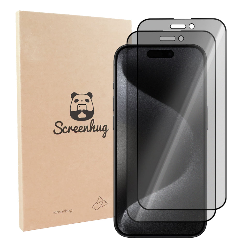 Privacy Matte Ceramic Film Screen Protector for iPhone 15 Pro (2 pack)