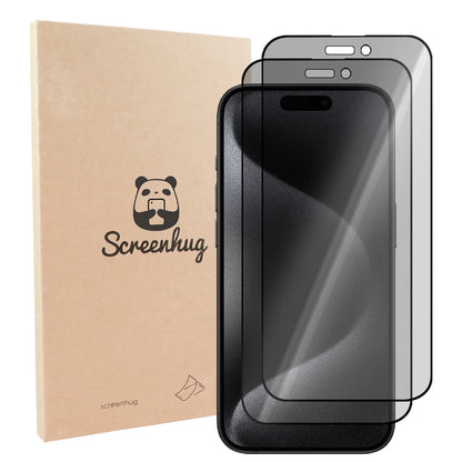 Privacy Matte Ceramic Film Screen Protector for iPhone 15 Pro (2 pack)