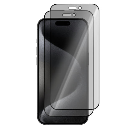 Privacy Matte Ceramic Film Screen Protector for iPhone 15 Pro (2 pack)