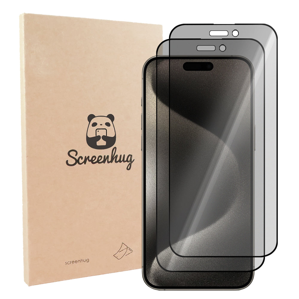 Privacy Matte Ceramic Film Screen Protector for iPhone 15 Pro Max (2 pack)