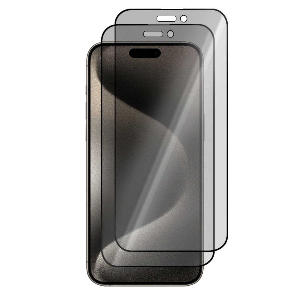 Privacy Matte Ceramic Film Screen Protector for iPhone 15 Pro Max (2 pack)