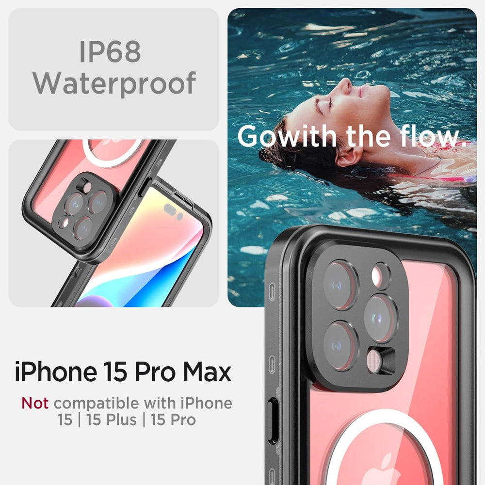 iPhone 15 Pro Max Magsafe waterproof case