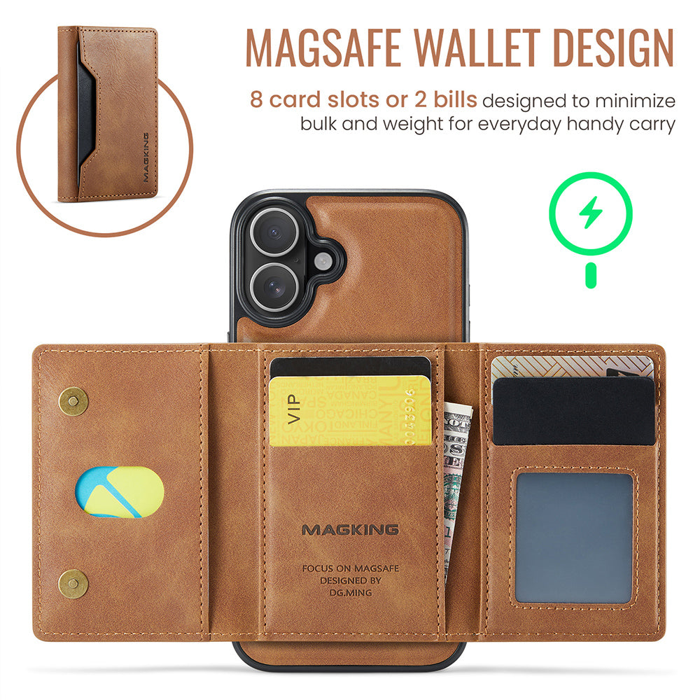 Magsafe compatible Wallet Case for iPhone 16 Plus