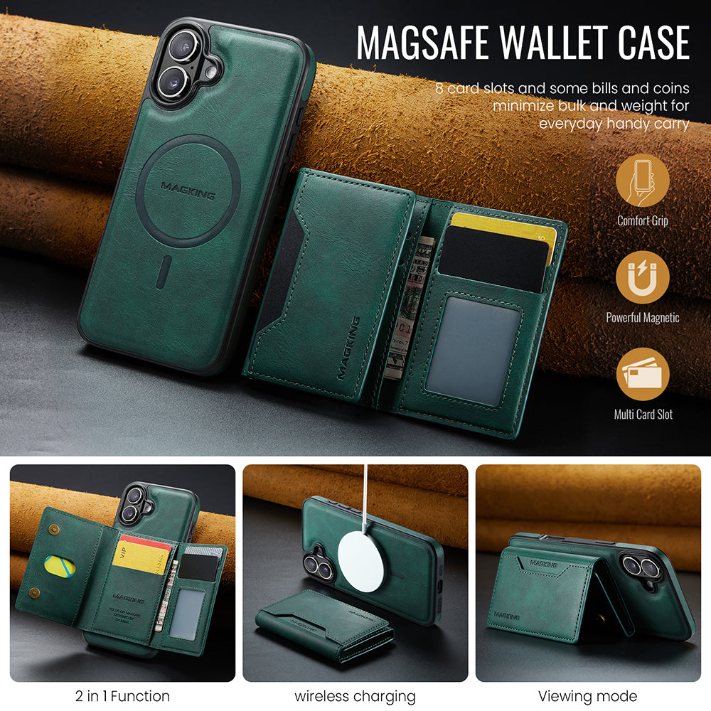 Magsafe compatible Wallet Case for iPhone 16 Plus