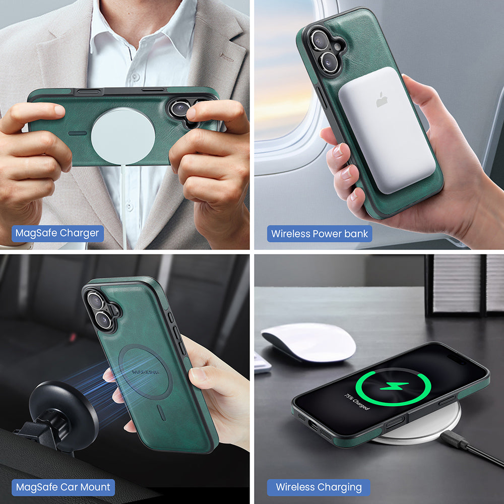 Magsafe compatible Wallet Case for iPhone 16 Plus