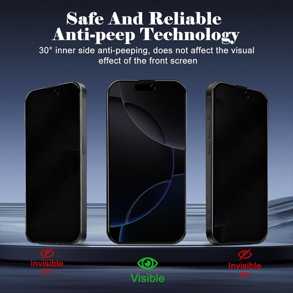 Privacy Glass Screen Protector for iPhone 16 Plus