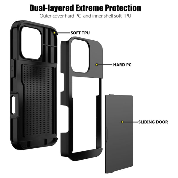 Tough Card Case for iPhone 16 Pro