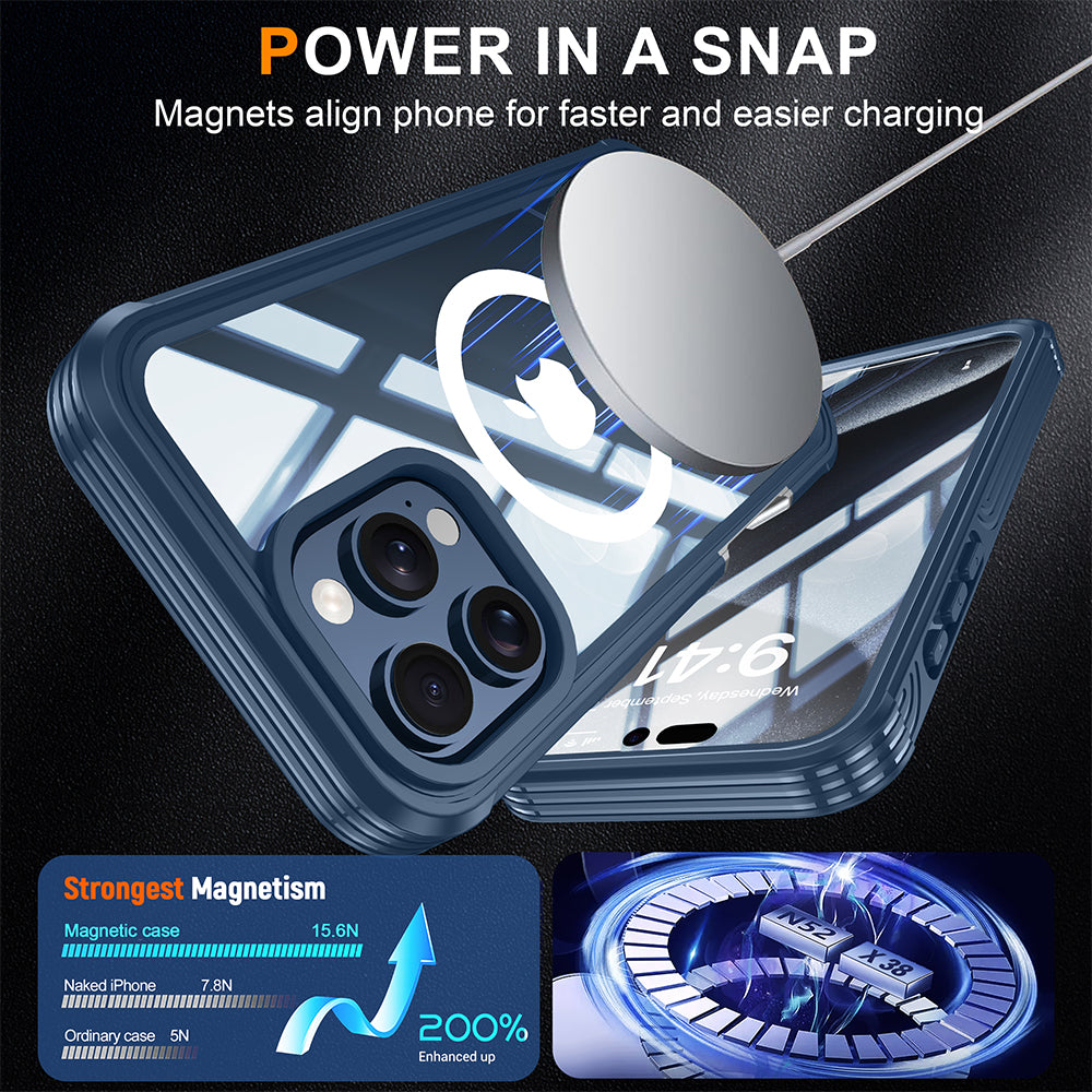 Heavy Duty 360 Case for iPhone 16 Pro Max