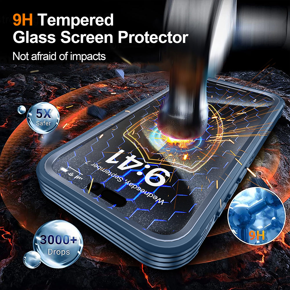 Heavy Duty 360 Case for iPhone 16 Pro Max