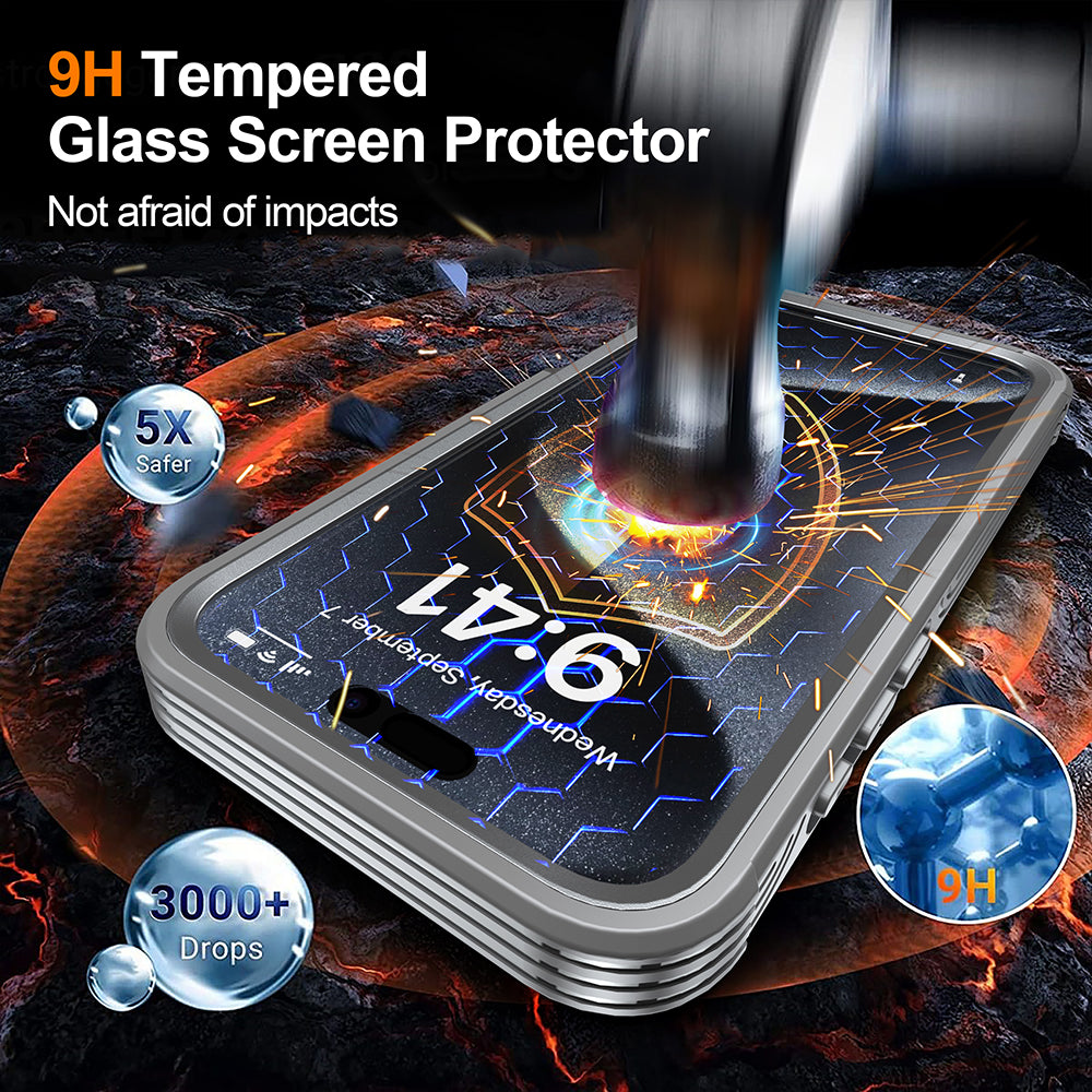 Heavy Duty 360 Case for iPhone 16 Pro Max