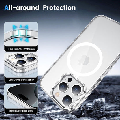 Magsafe Compatible Clear Case for iPhone 16 Pro Max