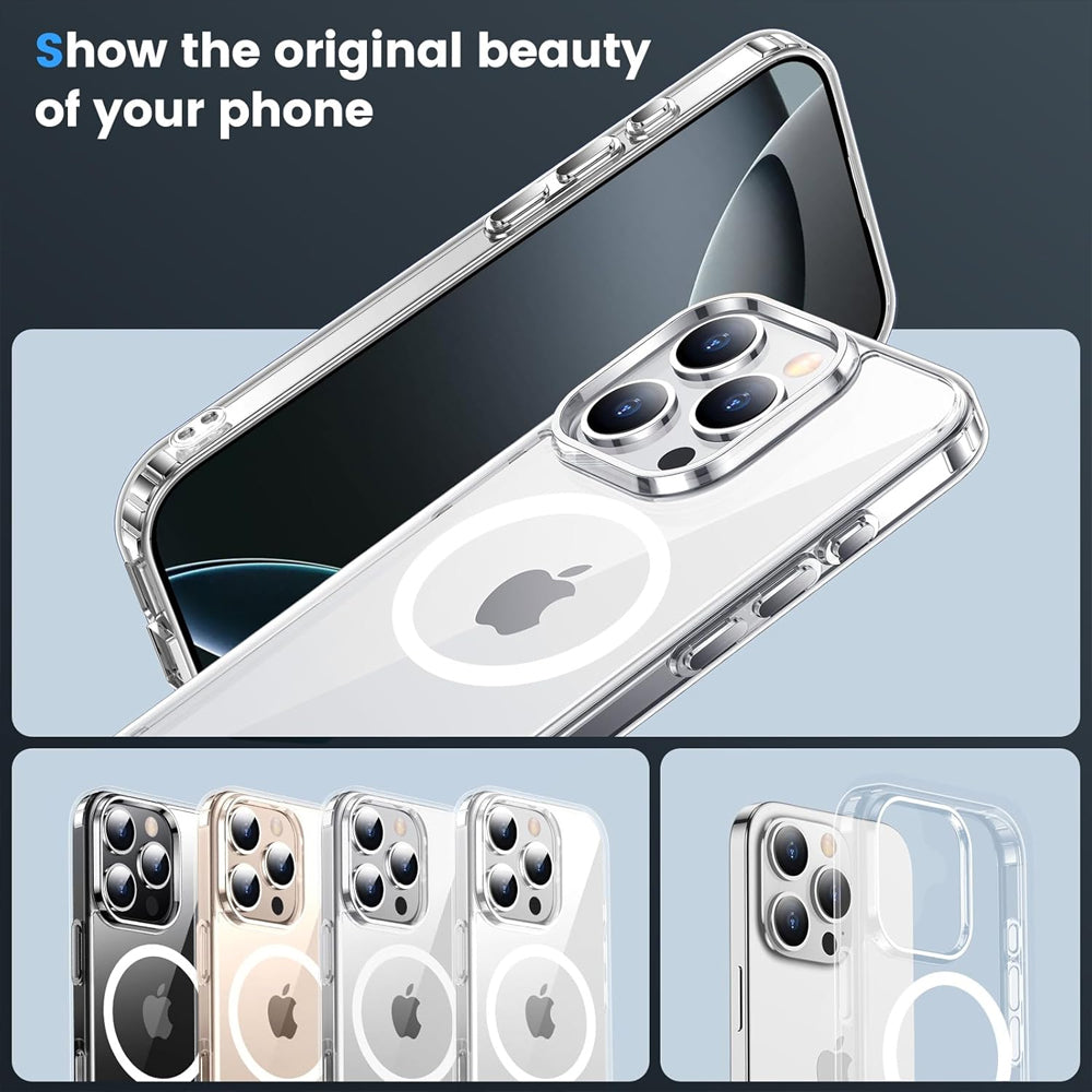 Magsafe Compatible Clear Case for iPhone 16 Pro Max