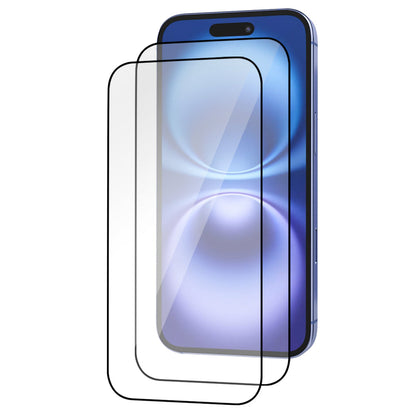 iPhone 16 Tempered Glass Screen Protector [2-Pack] with Easy Alignment Frame – Clear, Premium by SwiftShield