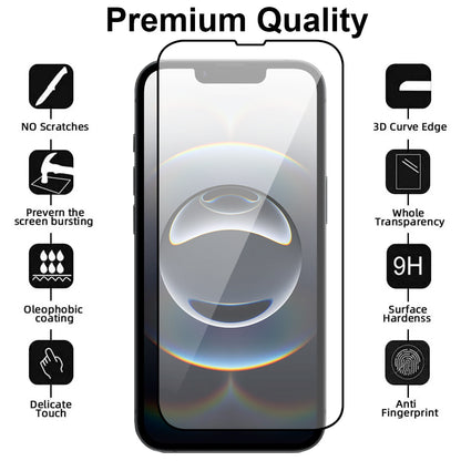 Full Cover Glass Screen Protector for iPhone 16e