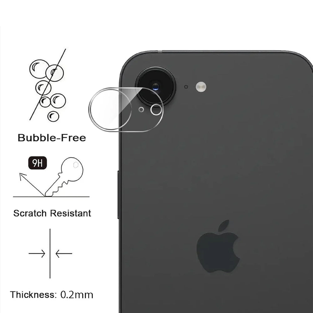 Camera Lens Glass Cover Protector for iPhone 16e (1 pack)