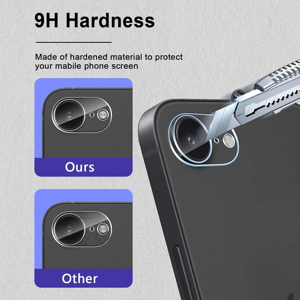 Camera Lens Glass Cover Protector for iPhone 16e (1 pack)