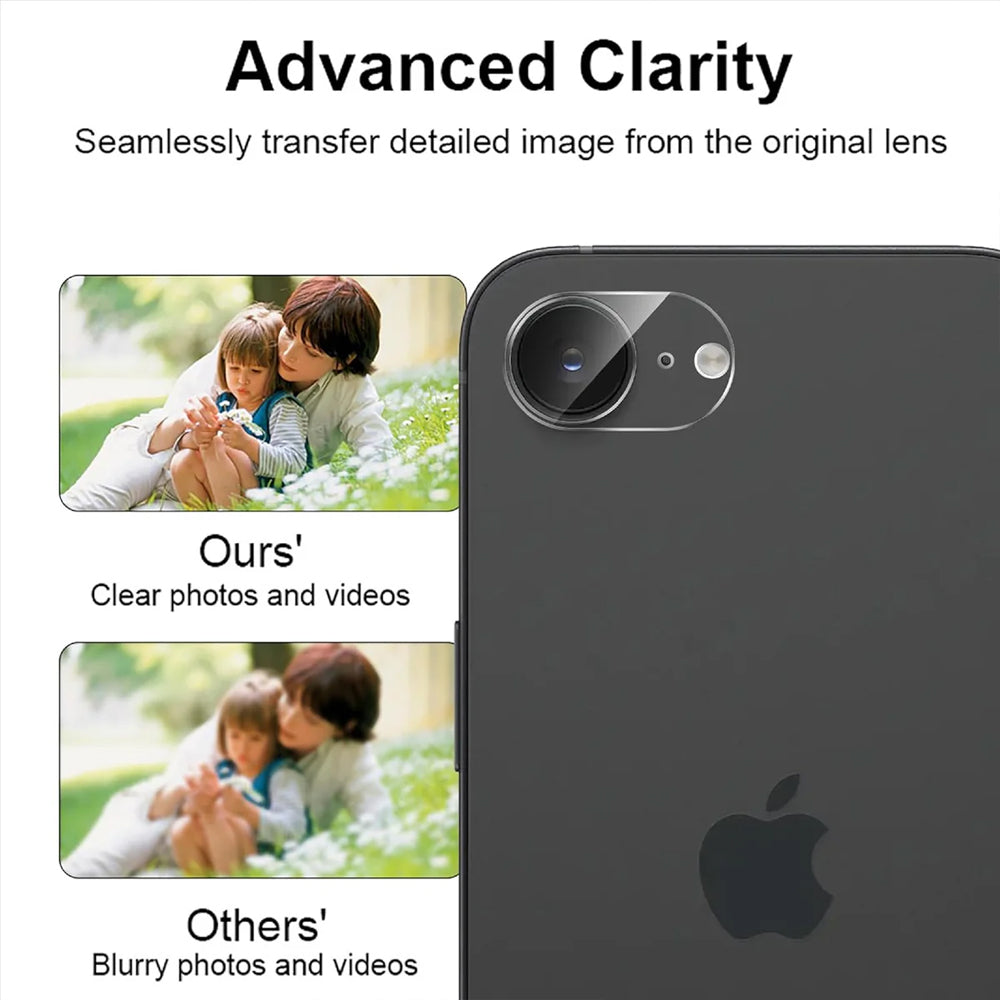 Camera Lens Glass Cover Protector for iPhone 16e (1 pack)