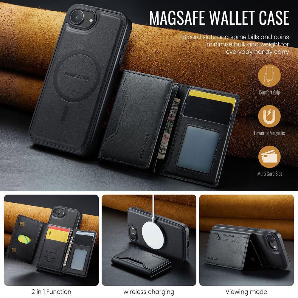 Magsafe compatible Wallet Case for iPhone 16e